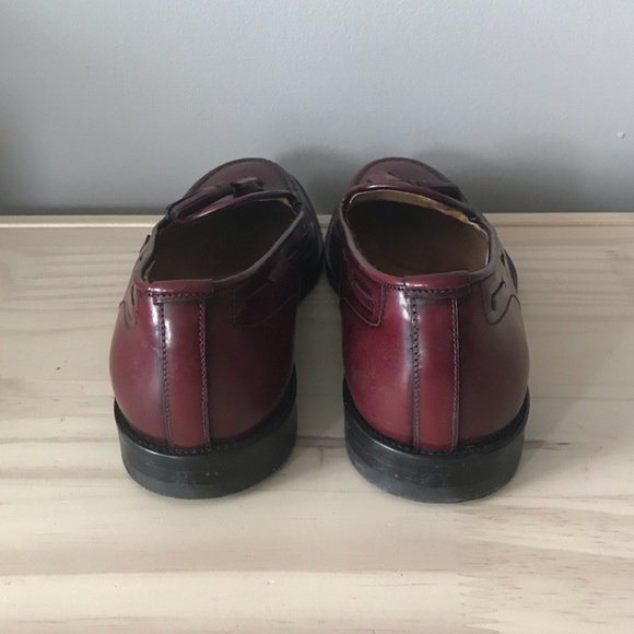 Burgundy Leather Loafers - Picture 5 of 9